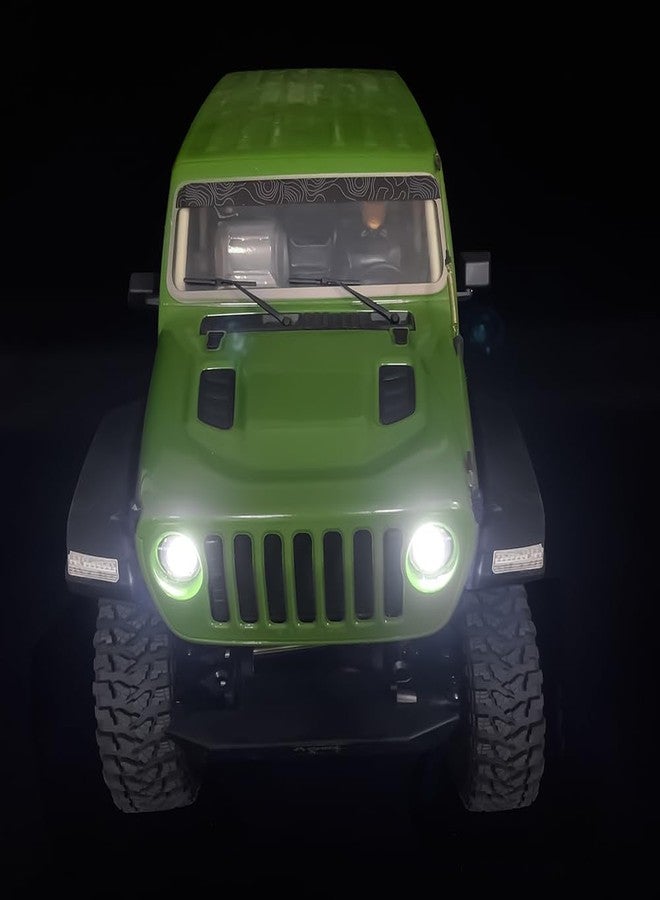 مصابيح أمامية هالو LED من مورلوردي RC Angel & Demon Eyes 2 لسيارة AXIAL SCX6 AXI05000 JLU 1/6 RC Crawler Car Upgrade Part (Blue) - Image 4